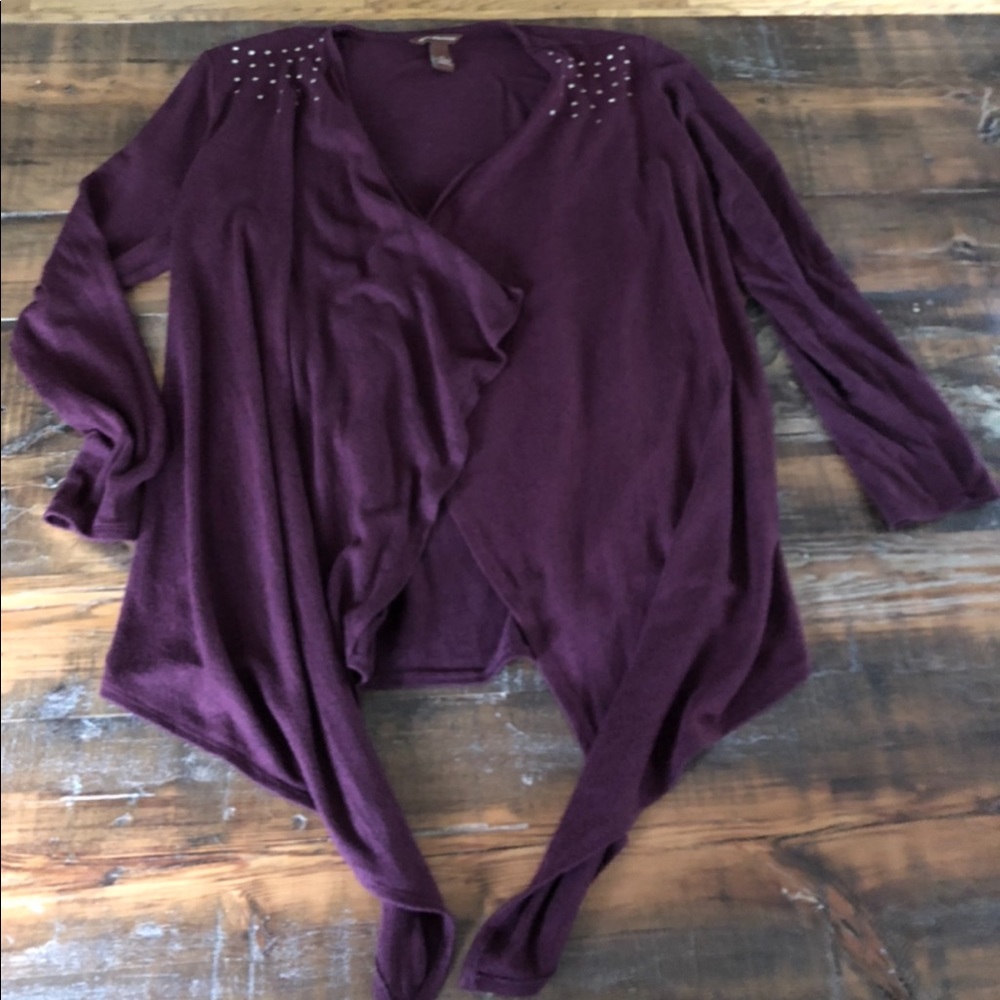 Bit and bridle waterfall cardigan